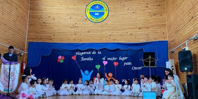 Con un acto festivo y emotivo, la Sala Cuna y Jardín Infantil Rayun Duam de Mocopulli celebró el Día de la Familia
