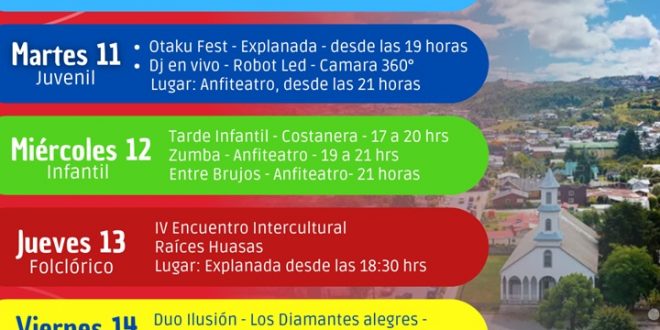 Dalcahue se vestirá de fiesta con la Semana Dalcahuina 2025